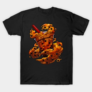 Angry Boba Tea Monster T-Shirt